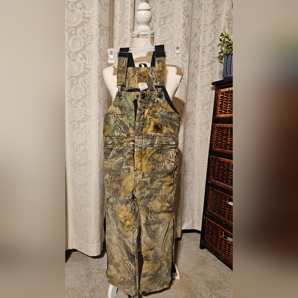 Berne Camouflage Bib Overalls